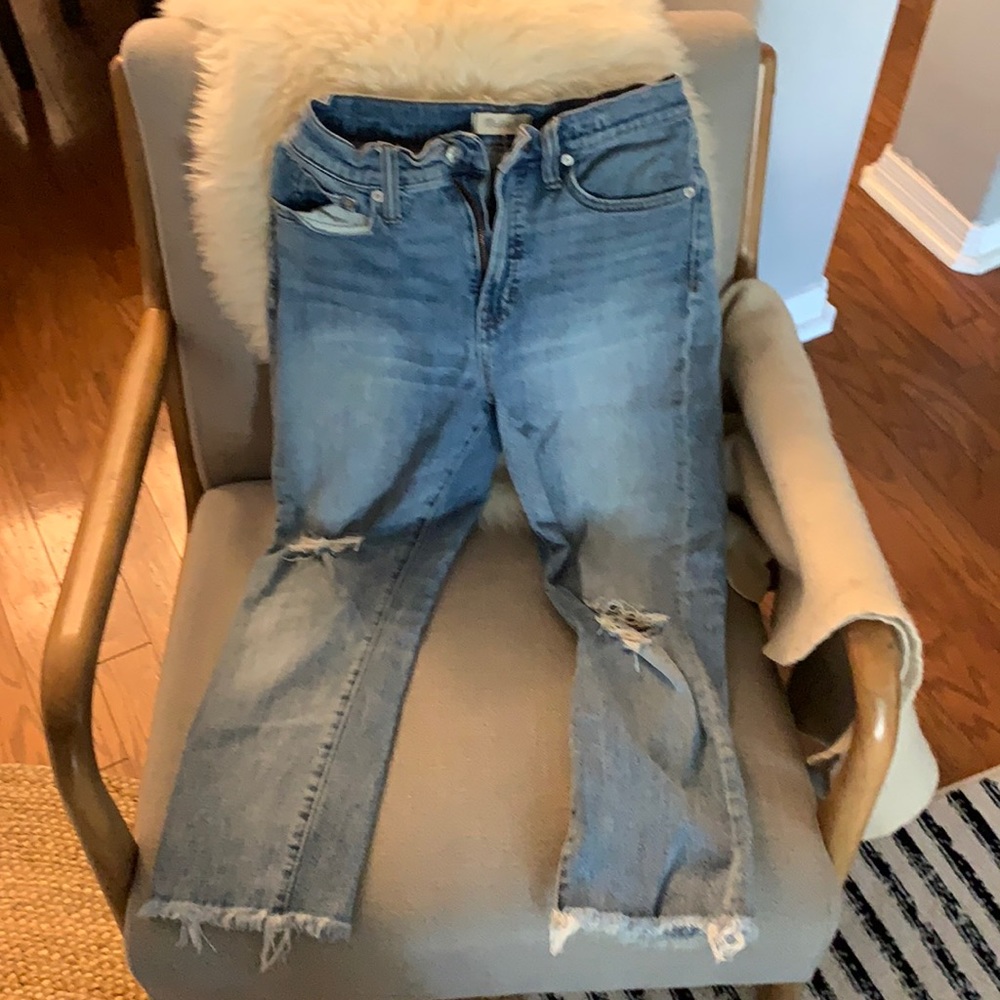 Madewell straight jeans 28